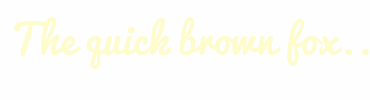Image with Font Color FEFCCB and Background Color FEFEFE